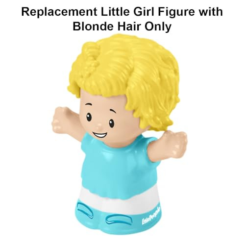 Little People Replacement Part for Fisher-Price Friends Together Playset HBY89 - Replacement Blonde Hair Girl Figure