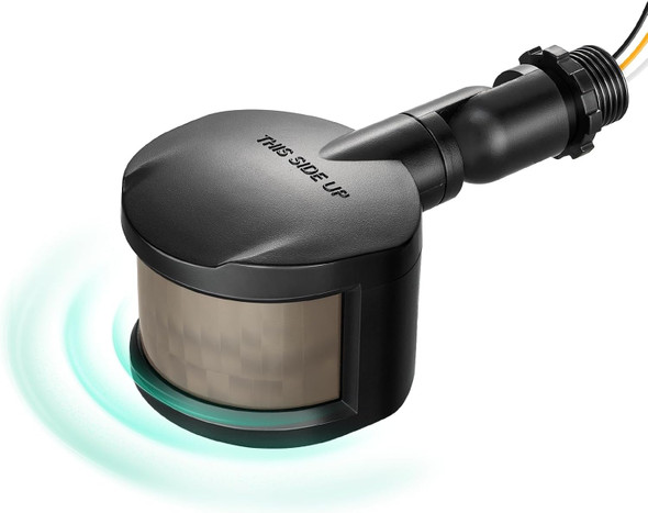 EDISHINE Motion Sensor, Automatic Dusk to Dawn, 120V AC Motion PIR Sensor, Adjustable Delay Time & Detection Range, 180 Degree Replacement Motion Security Floodlight Sensor, Black, UL Listed EDISHINE Motion Sensor, Automatic Dusk to Dawn, 120V AC Motion PIR Sensor, Adjustable Delay Time & Detection Range, 180 Degree Replacement Motion Security Floodlight Sensor, Black, UL Listed