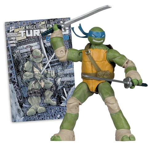 McFarlane Toys-Teenage Mutant Ninja Turtles (Page Punchers) Leonardo 5in Action Figure with Comic