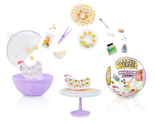 MGA's Miniverse Make It Mini Make It Mini Spring, Spring, Seasonal, Easter, Blind Packaging, DIY, Crafts, Resin Play, Replica Food, NOT Edible, Collectors, 8+