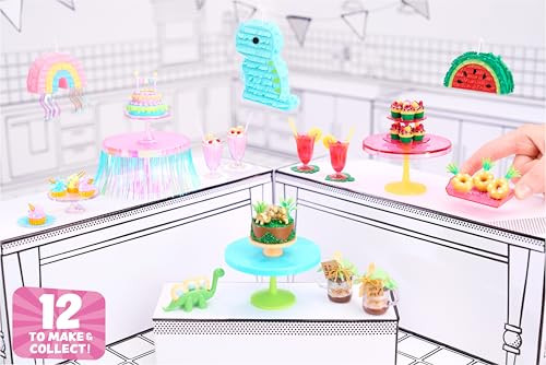 MGA's Miniverse Make It Mini Birthday, Mini Collectibles, Blind Pack, DIY, Crafts, Resin, Novelty, Party Favors, PiÃ±ata, 8+ (2-Pack)