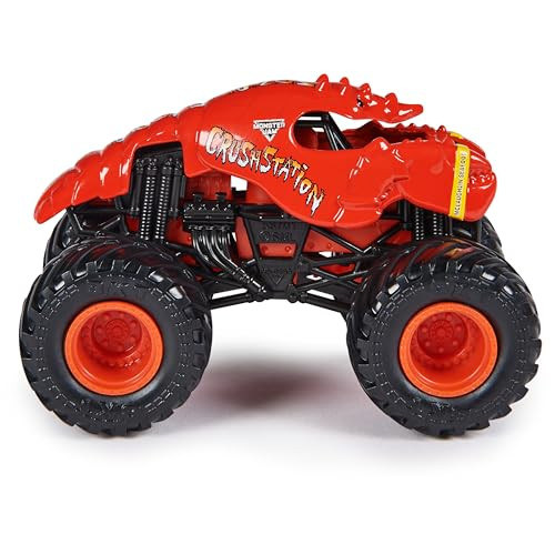 Monster Jam , Official Crushstation Monster Truck, Die-Cast Vehicle, 1:64 Scale, Kids Toys for Boys Ages 3 and up