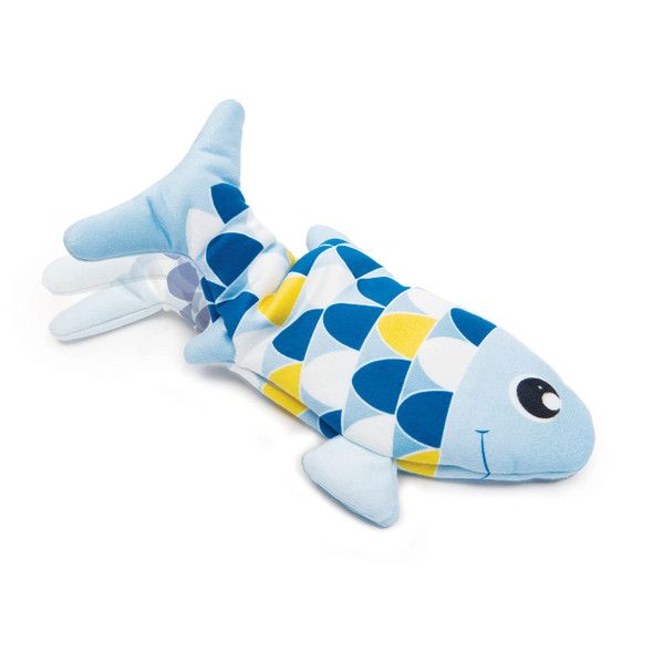 Catit Groovy Fish Interactive Cat Toy with Catnip Blue