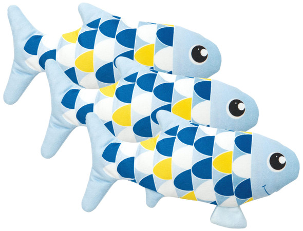 Catit Groovy Fish Interactive Cat Toy with Catnip Blue