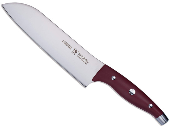 Zwilling J.A. Henckels Japan 16807-481 Hi Style Elite Santoku Knife 7.1 Inches (180 Mm) White Made In Japan Stainless Steel Dishwasher Safe Made In Seki Gifu Prefecture