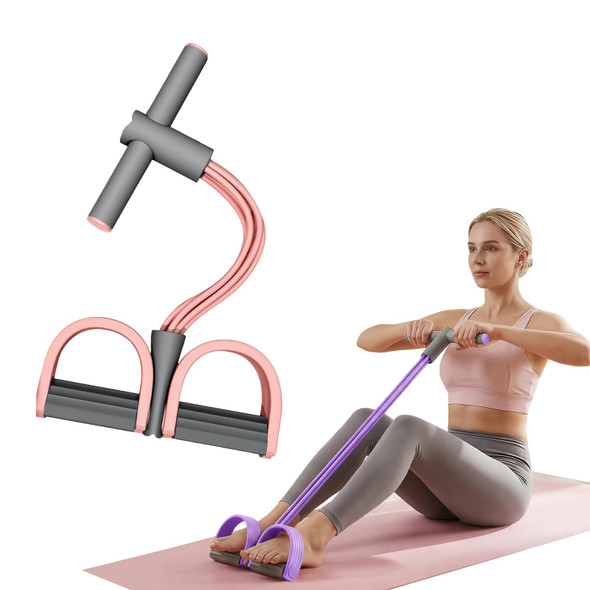 AprYew Pedal Resistance Bands with Handles Multifunction Elastic Yoga Resistance Band Natural Rubber Foot Pedal Resistance Bands Stretching Workout Fitness Bands for Abdomen Waist Arm Leg