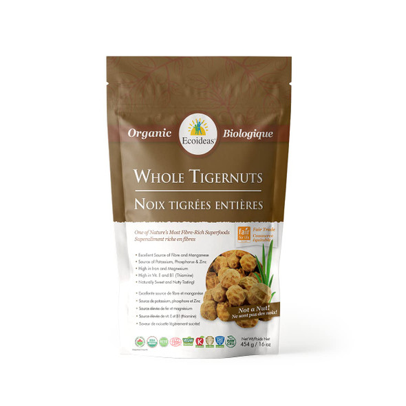 Ecoideas Organic Tigernuts Whole 454g