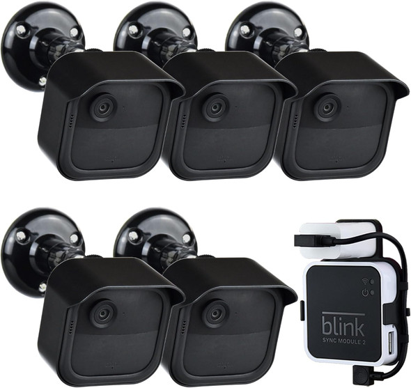 3rd Gen Blink Outdoor Camera Mount Bracket,5 Pack Full Weather Proof Housing/Mount with Blink Sync Module Outlet Mount for Blink Outdoor Cameras Security System(Blink Camera not Included) 3rd Gen Blink Outdoor Camera Mount Bracket,5 Pack Full Weather Proof Housing/Mount with Blink Sync Module Outlet Mount for Blink Outdoor Cameras Security System(Blink Camera not Included)