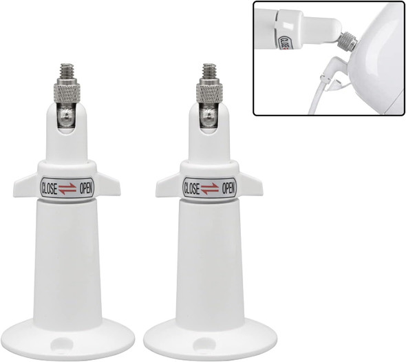 Adjustable Wall Mounts Bracket Mount Outdoor/Indoor Compatible with Arlo pro 5S 2K/Arlo pro 4/pro 3/pro 2/Arlo pro/Arlo Ultra/Ultra 2/ Arlo Go/Arlo Essential Spotlight Cameras(2 Pack White) Adjustable Wall Mounts Bracket Mount Outdoor/Indoor Compatible with Arlo pro 5S 2K/Arlo pro 4/pro 3/pro 2/Arlo pro/Arlo Ultra/Ultra 2/ Arlo Go/Arlo Essential Spotlight Cameras(2 Pack White)