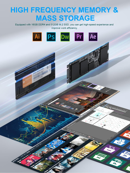 Mini PC Windows 11 Pro, 8GB DDR4 128GB SSD Intel Celeron J4125 Mini Desktop Computer, Support 2.5-inch SSD, 2.4G+5.0G WiFi, 4K HDMI x2, Gigabit Ethernet, BT 4.2, Support Windows 10 Pro Micro PC