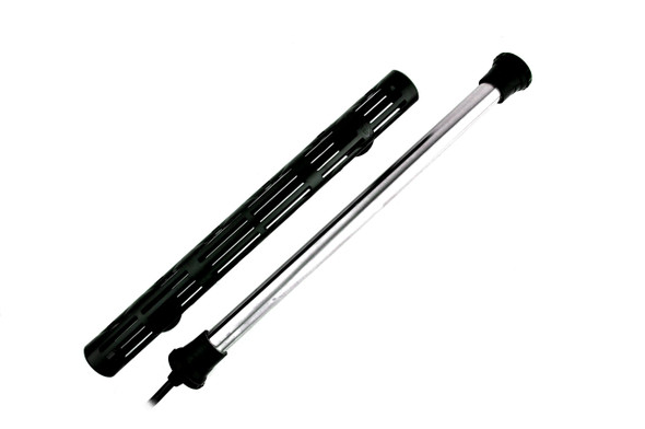 Finnex Premium Titanium Aquarium Heater Th Series Deluxe Nickel Coil Heater Guard Made In Taiwan (500 Watts)