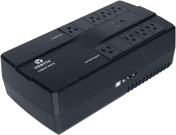 Liebert PST5 UPS - 500VA/300W 120V, Standby Power, 8 Outlets, Network Protection, 3 Year Warranty, Shutdown Software, Uninterruptible Power Supply, Battery Backup with Surge Protection (PST5-500MT120) Liebert PST5 UPS - 500VA/300W 120V, Standby Power, 8 Outlets, Network Protection, 3 Year Warranty, Shutdown Software, Uninterruptible Power Supply, Battery Backup with Surge Protection (PST5-500MT120)