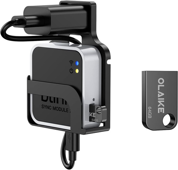 OLAIKE Outlet Wall Mount for Blink Sync Module 2, Easy to Remove Bracket Holder with Short Cable and 64GB USB Flash Drive for Blink Outdoor Indoor Security Camera(NOT Included Blink Sync Module),Black OLAIKE Outlet Wall Mount for Blink Sync Module 2, Easy to Remove Bracket Holder with Short Cable and 64GB USB Flash Drive for Blink Outdoor Indoor Security Camera(NOT Included Blink Sync Module),Black