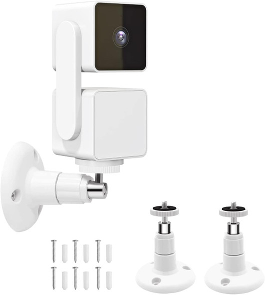 Wall Mount for Wyze Cam Pan V3, 2 Pack 360 Degree Swivel Adjustable Wall Mount Bracket for Wyze Outdoor Indoor Camera System (Wyze Camera is NOT Included) Wall Mount for Wyze Cam Pan V3, 2 Pack 360 Degree Swivel Adjustable Wall Mount Bracket for Wyze Outdoor Indoor Camera System (Wyze Camera is NOT Included)