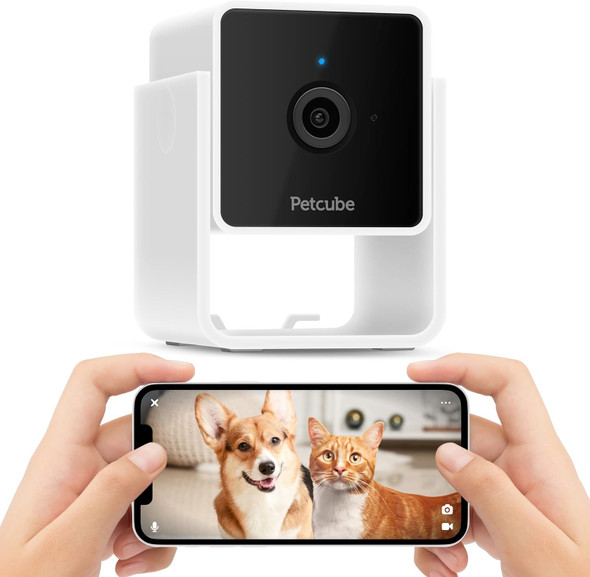 Petcube Cam Indoor Wi-Fi Pet and Security Camera with Phone App, Pet Monitor with 2-Way Audio and Video, Night Vision, 1080p HD Video and Smart Alerts for Ultimate Home Security Petcube Cam Indoor Wi-Fi Pet and Security Camera with Phone App, Pet Monitor with 2-Way Audio and Video, Night Vision, 1080p HD Video and Smart Alerts for Ultimate Home Security