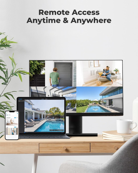 REOLINK Security Camera Outdoor, IP PoE Dome Surveillance Camera, Smart Human/Vehicle Detection, Work with Smart Home, 100ft 5MP HD IR Night Vision, Up to 256GB microSD Card, RLC-520A