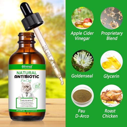Akareni Cat Antibiotics For Infection Natural Antibiotics For Cats Cat Multivitamins Cat Antibiotic Supports Immune And Cat Allergy Itch Relief Pet Antibiotics Supplements Chicken Flavor 4 Fl Oz/2 Pack