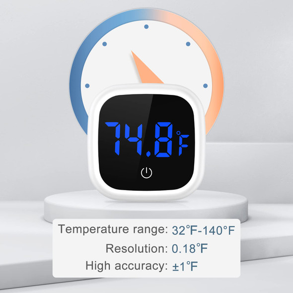 Ankilo D Aquarium Thermometer 2 Pack Digital Fish Tank Thermometer Large Led Hd Display 0.1 F Fahrenheit Tank Temperature Measurement For Fish Axolotl Turtle