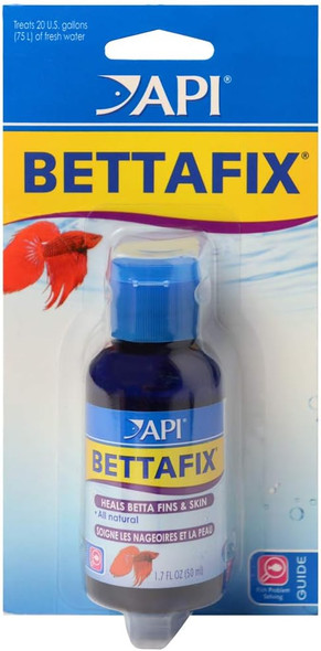 Api Bettafix Antibacterial & Antifungal Betta Fish Infection And Fungus Remedy 1.7-Ounce Bottle