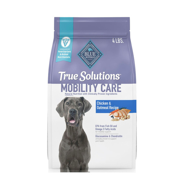 Blue Buffalo True Solutions Mobility Care Natural Dry Dog Food For Adult Dogs Chicken 24-Lb. Bag