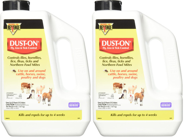 Bonide Products Fly Lice & Tick Control Dust-On 4 Lb