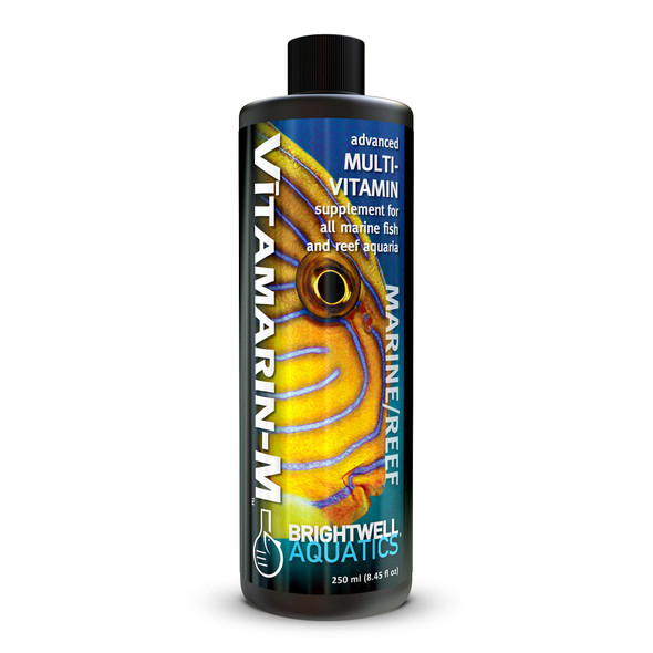 Brightwell Aquatics Vitamarin M - Liquid Multivitamin Supplement For Marine Fish Aquariums 125-Ml