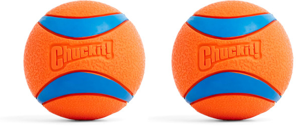 Chuckit Ultra Ball Dog Toy - Size Xl - For Dogs 100+ Lbs - Made From Durable Rubber - Super Bouncy - Floats In Water - 3.5-Inch Diameter - Pack Of 1