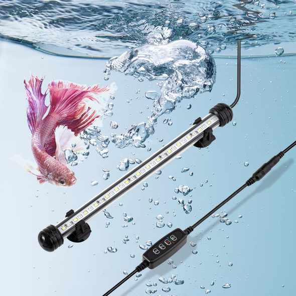 Datoo 4W 7.5Inch Submersible Aquarium Light Underwater Fish Tank Light Led Aquarium Light Bar With Timer Auto On/Off And Dimmer Adjustable Brightness 1 Yr