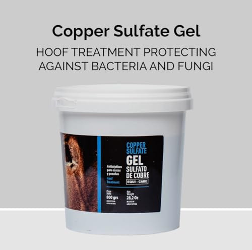 Equi - Care Copper Sulfate Hoof Gel: Premium Thrush Treatment Hoof Care Designed To Maintain The Health Of Horse'S Hooves Ensuring Strong And Resilient Hooves. (28Oz)