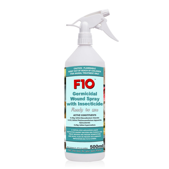 F10 Antiseptic Wound Care Spray For Reptiles Birds Small Animals & Exotic Animals. Prevents Infection - 100Ml