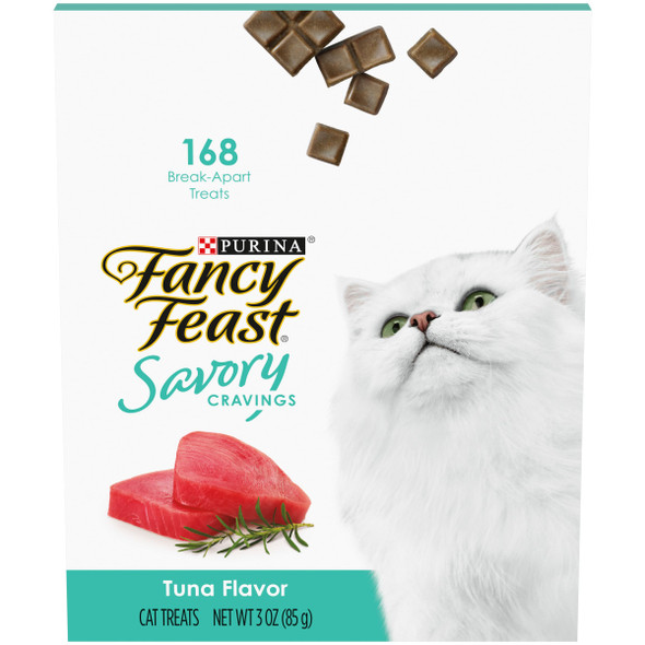 Purina Fancy Feast Savory Cravings Tuna Flavor Limited Ingredient Soft Cat Treats