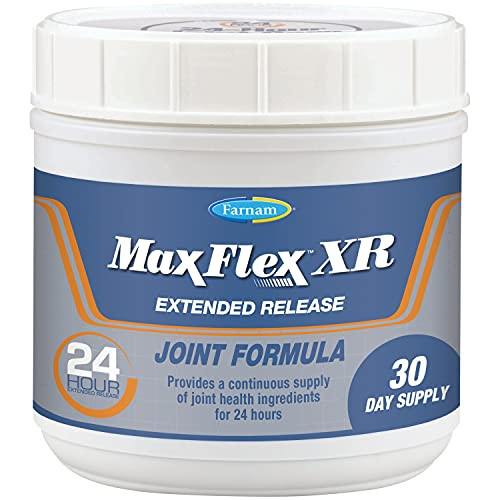 Farnam Maxflex Xr Extended Release Joint Supplement For Horses Provides A Continuous Supply Of Joint Health Ingredients For 24 Hours 0.9375 Pound 30 Day Supply