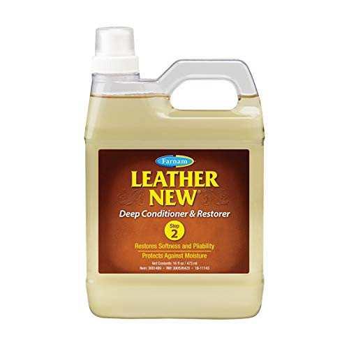 Farnam Leather Deep-Cleaning Conditioner And Restorer For Saddles And Leather 16 Ounces