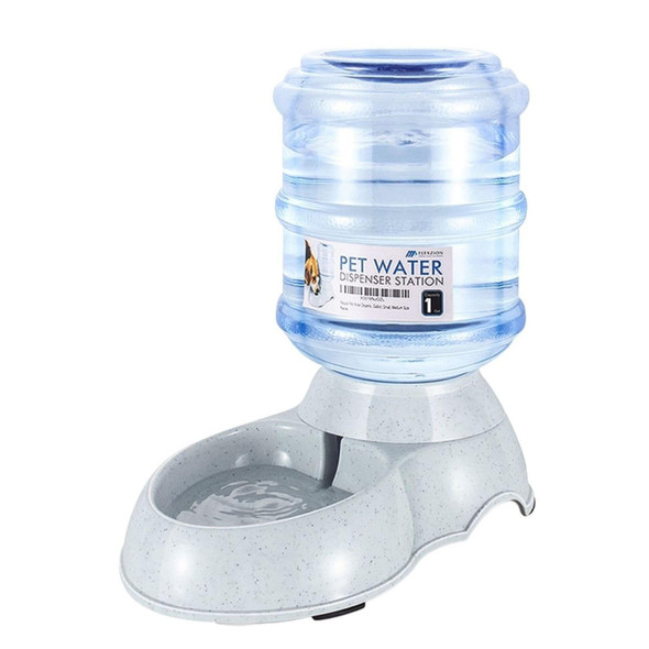 Flexzion Gravity Pet Water Dispenser Drinking Station For Dogs Cats (3 Gallon) Automatic Replenish Waterer For Small Large Breed Dog CatFeeding Watering Fountain Supplies Bottle Dish Bowl