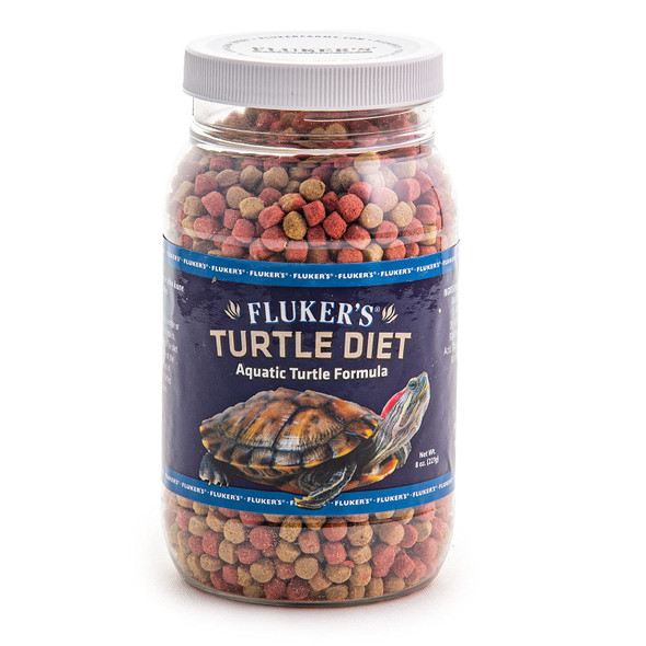 Fluker'S Aquatic Turtle Diet Food Pellets For Turtles 8 Oz