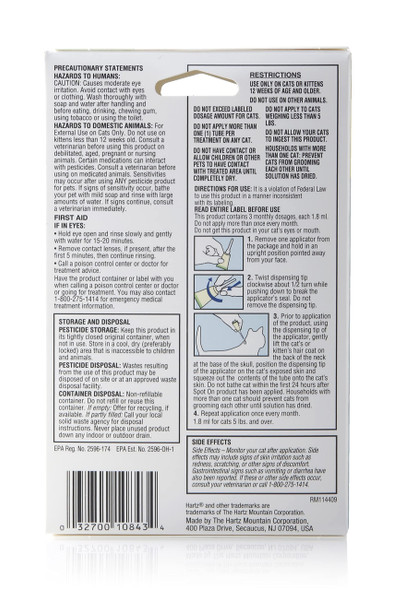 Hartz Ultraguard Pro Topical Flea & Tick Prevention For Cats And Kittens - 3 Monthly Treatments