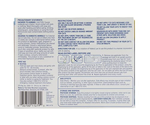 Hartz Ultraguard Pro Topical Flea & Tick Prevention For Cats & Kittens Over 5 Lbs 6 Monthly Treatments