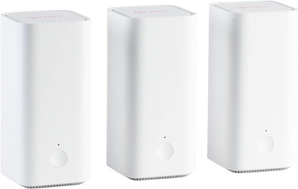 Mesh Wi-Fi System Dual Band AC1200 Coverage Up to 4,500 sq ft (3-Pack) with 3 Gigabit Ethernet Ports and App-Managed Parental Controls, Wi-Fi Router and Extender Replacement Mesh Wi-Fi System Dual Band AC1200 Coverage Up to 4,500 sq ft (3-Pack) with 3 Gigabit Ethernet Ports and App-Managed Parental Controls, Wi-Fi Router and Extender Replacement