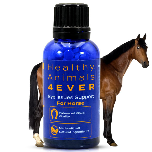 Healthyanimals4Ever Ha4E - Horse Eye Health Support - Maintains Normal Mineral Levels For Healthy Eyes - Highly Effective Natural Homeopathic Supplement - 300 Tablets