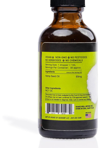 Hemp Dog Health Heal - Pet Hemp Oil For Dogs - Immune System & Senior Dog Support - Neurological & Adrenal Balance - Daily Wellness Drops