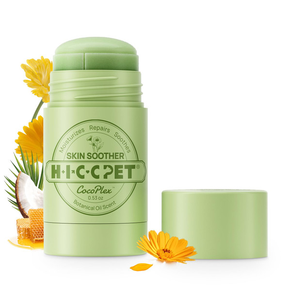 Hicc Pet Skin Balm For Dogs & Cats - Soothes Itching And Irritation Skin & Prevents Infection All-Natural Dog Moisturizer For Dry Itchy Skin Lick-Safe Allergy & Hot Spot Treatment - 0.21Oz (0.53 Oz)