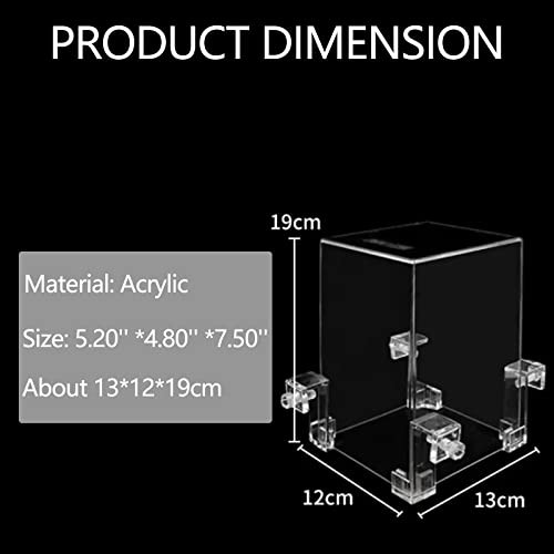 Hifybaty Negative Pressure Fish Tank - Clear Fish Elevator Water Auto-Refill Vacuum Suspended Fish Tank Water Level Maintenance Increase Fish Activity Area Aquarium Decoration