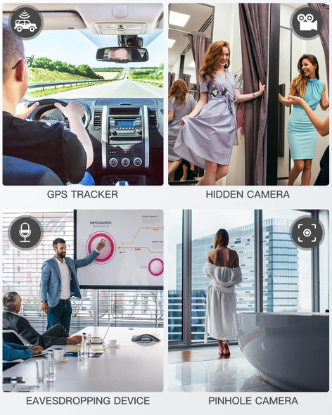 G6 Sport Anti Spy Hidden Camera Detectors, RF Signal Bug Detector Device, GPS Tracker Detector, Portable Listening Device Detector with 7 Levels Sensitivity for Hotels, Cars, Travel G6 Sport Anti Spy Hidden Camera Detectors, RF Signal Bug Detector Device, GPS Tracker Detector, Portable Listening Device Detector with 7 Levels Sensitivity for Hotels, Cars, Travel