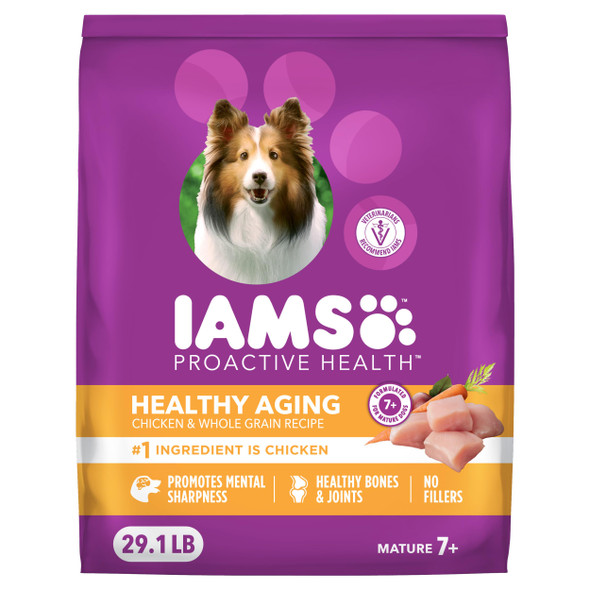 Iams Proactive Health Dry Dog Food Large Breed Mature Premium Adult Dog Food For Large Breeds 29.1 Lb. Bag