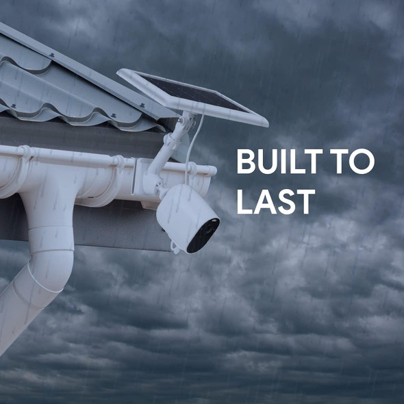 Wasserstein Gutter Mount for Camera & Solar Panel - Compatible with Wyze, Blink, Ring, Arlo, & Eufy (White) Wasserstein Gutter Mount for Camera & Solar Panel - Compatible with Wyze, Blink, Ring, Arlo, & Eufy (White)