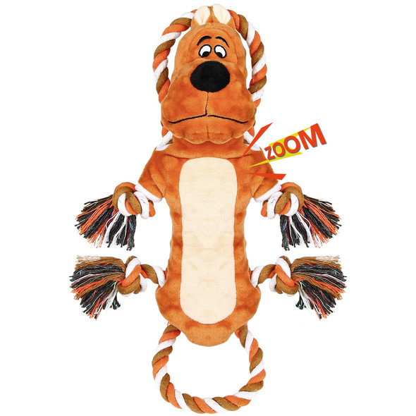 Iokheira Tough Indestructible Dog Toys For Aggressive Chewers Durable Dog Chew Toys For Large Breeds With Cotton Material & Crinkle Paper Aggressive Chew Toys For Dogs