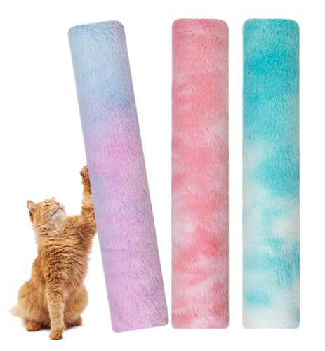 Iptpas 3 Pack Cat Kicker Toy Pillows Interactive Plush Toys With Catnip Inside Soft Durable Kick Sticks Teething Chew Toy Cat Body Pillows For Indoor Cats & Kittens Promote Exercise Play & Cuddle