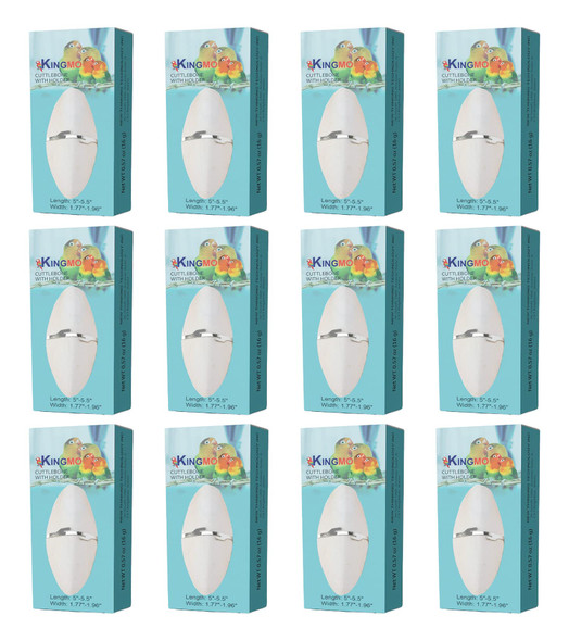 Jmxu'S 3.5"-4" Cuttlebone For Birds Parakeets Cuddle Bone With Metal Clip Cuttlefish Bone For Sharp Beaks Natural Birds Calcium For Parrots Cockatiels Tortoises 4 Pcs