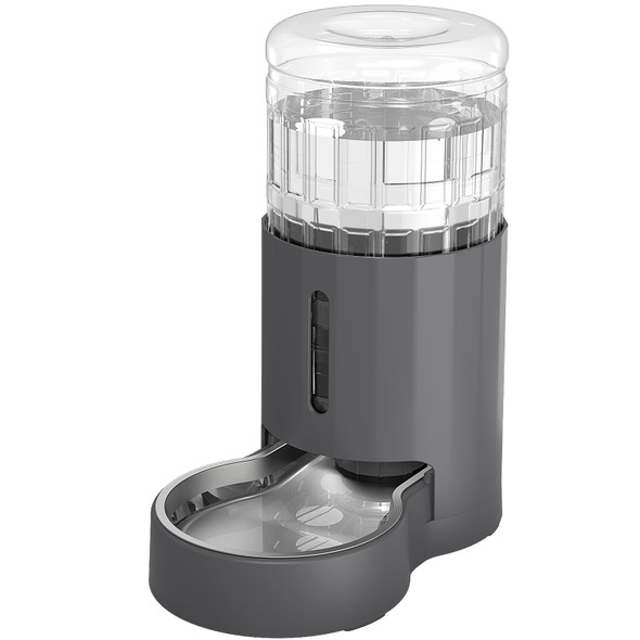 Junspow Cat Water Dispenser With Placemat And Stainless Steel Bowl Automatic Gravity Water Dispenser For Cats Or Small Medium Size Dogs Large Capacity Easy To Clean And Safe For Pets (4L)