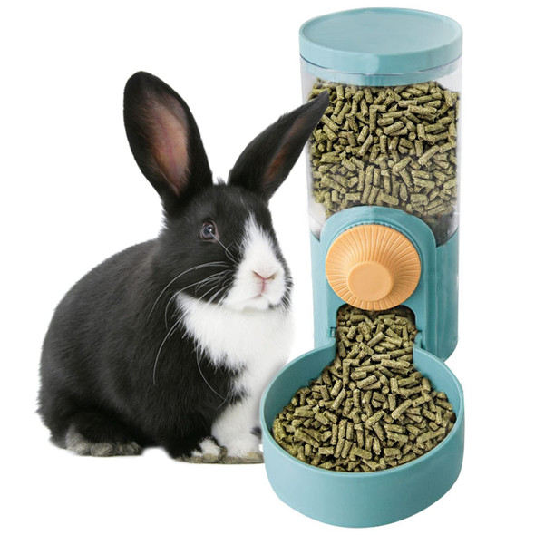 Kathson 35Oz Hanging Automatic Food Water Dispenser Gravity Pet Auto Feeder Waterer Set For Rabbit Cat Dog Chinchilla Ferret (Food And Water Dispenser)